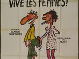 french movie poster for the film enfini le film, with a man and woman talking to each other