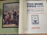 an open book with a picture of a group of people on it
