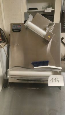 an image of a commercial kitchen with a counter top