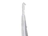 a white umbrella that is hanging on a clothes rack
