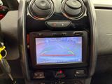 a picture of a car dashboard with a gps device