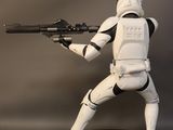 star wars action figure of a stormtrooper holding a gun