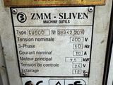a sign on the side of a machine that says zim sieven