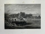 a picture of an old picture of a city