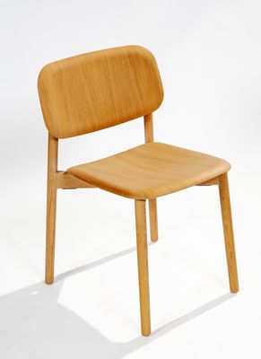 a wooden chair with a wooden seat on a white background