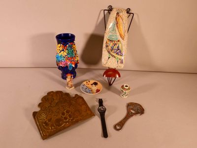 a lot of items that are sitting on a table