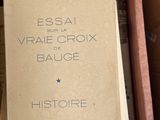 a book that is sitting in a cardboard box