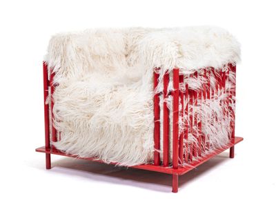 Christophe BOURG (né en 1967) Fauteuil Hommage LC2, 2019