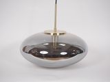 an image of a silver and gold lamp on a white background