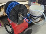 a picture of a machine that is sitting on a pallet