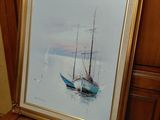 a picture of a picture of a boat in the water