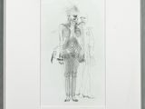l'image d'un dessin représentant un homme et une femme debout l'un à côté de l'autre