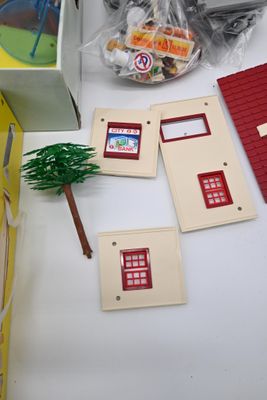 a table with a bunch of different items on it
