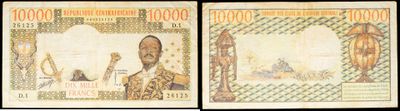 deux billets de banque différents sur lesquels figurent respectivement l'image d'un homme et celle d'une femme