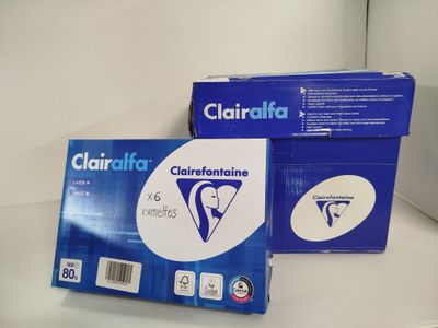 Lot de 5 - CLAIREFONTAINE - Papier d'impression Clairalfa A4…