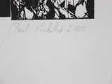 an image of a black and white drawing of a group of people
