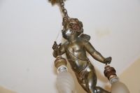 Petit lustre régule au putti Haut : 35cm (photo 2)