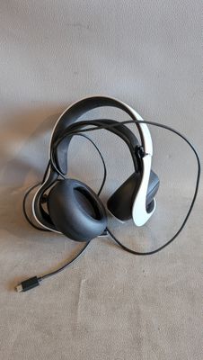 a pair of headphones that are on a table
