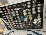 a picture of a picture of a display of jewelry