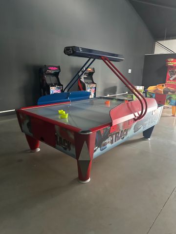 Jeu AIR HOCKEY SAM plat quatre joueurs, avec monnayeur