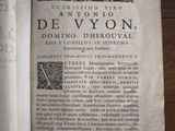 an open book with a black and white image on it