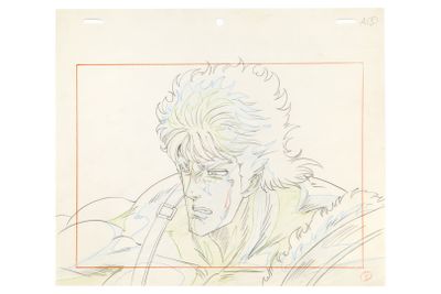 an image of a drawing of a man with long hair