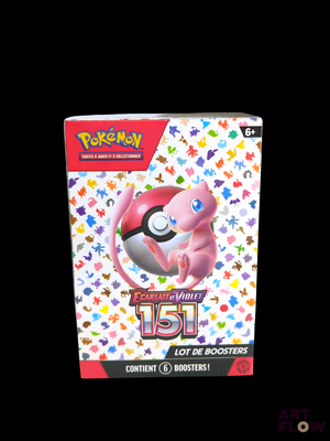 the box of a pokemon card game has a pink pokemon figure on it