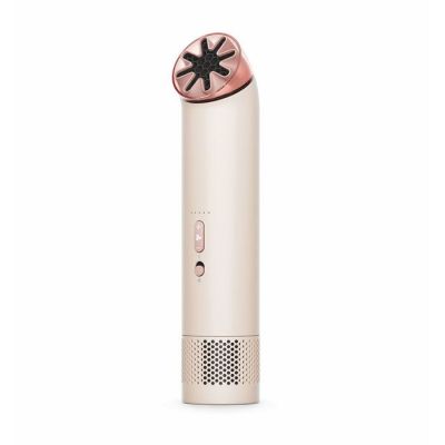 un purificateur d'air blanc et rose sur fond blanc
