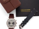 an image of a watch and a wallet on a white surface