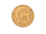an image of a gold coin with a man ' s face on it