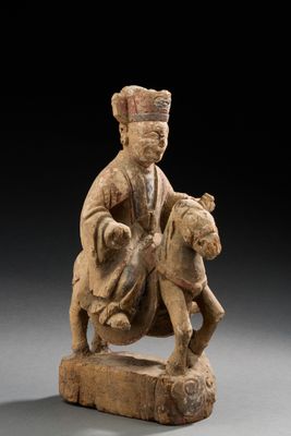 une image représentant la statue d'un homme avec un chien