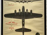 une image représentant un dessin d'un B-17E « Flying Fortress »