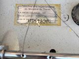 a machine that has a label on it