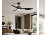 ventilateur de plafond à 3 pales avec éclairage LED et téléc…