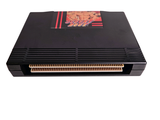 a black computer with a red and yellow design on it