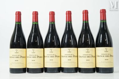 six bottles of wine are lined up in a row