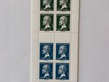 a close up of a piece of paper with stamps on it