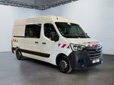 an image of a white van parked in a garage
