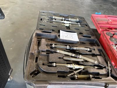 a lot of tools that are sitting on a table