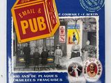 a book cover with a picture of a group of people sitting at a table