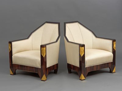 paire de fauteuils Art déco