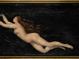 an image of a painting of a nude woman in a gold frame