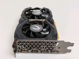 a close up of a video card on a white surface