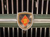 an image of a close up of a badge on a car