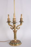 pied de lampe en laiton, sans abat-jour, h. (photo 2)