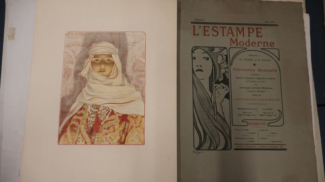 L’estampe moderne 1897 n°1, gravures, affiches (Dinet, Stenlein)