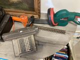 a picture of a table with a bunch of tools on top of it