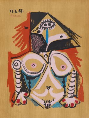 D'après Pablo PICASSO (1881-1973). - Photo 1