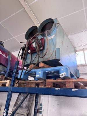 Un chauffage d'atelier à fuel