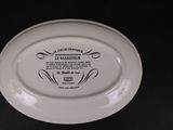an image of a white plate with a label on it